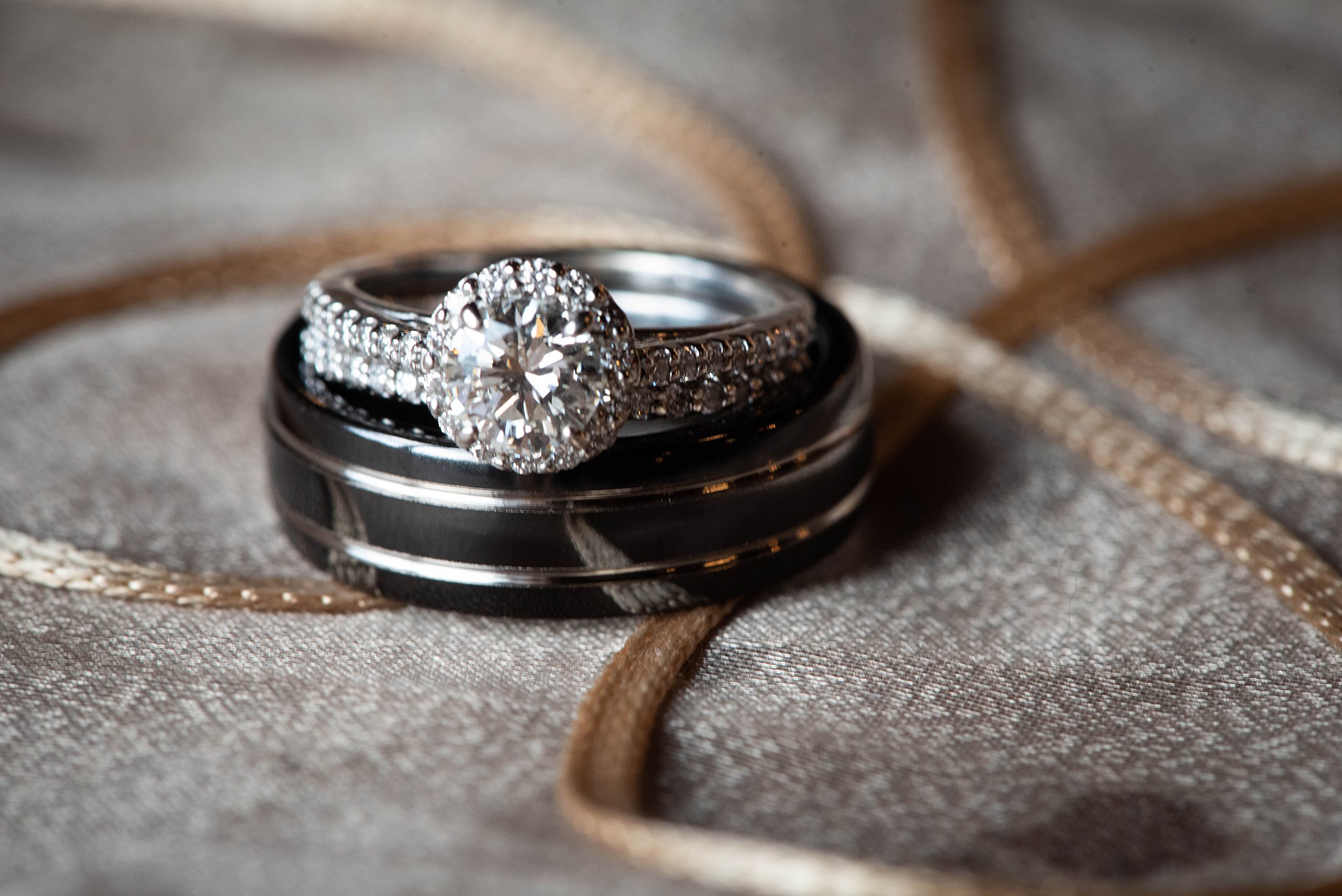 details of wedding rings